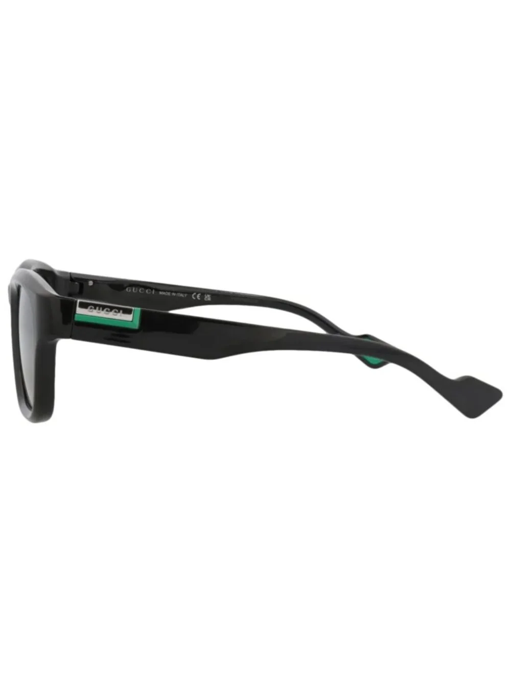New Gucci Women's Sunglasses Square Rectangle Injection Frame Mens Black Black